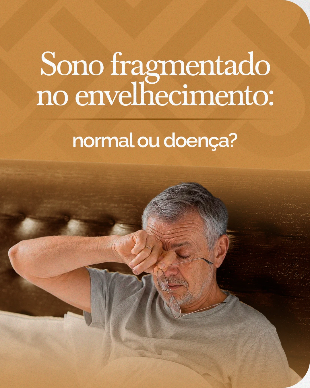 Acordar durante a noite pode fazer parte das mudanças naturais do sono com o passar dos anos.